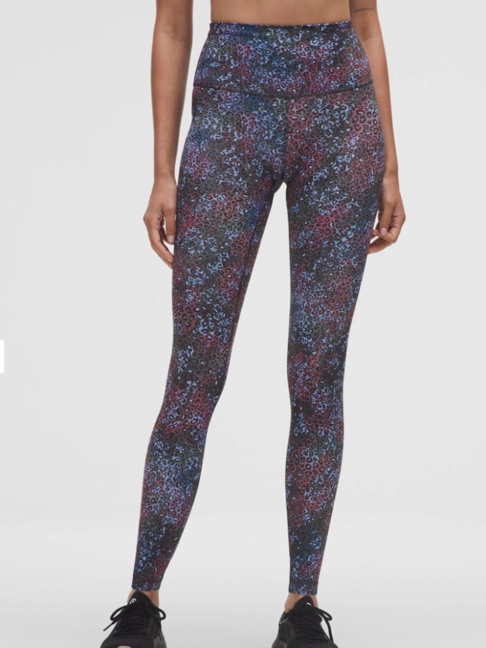Lululemon Wunder Train High-Rise Tight 28” – Cosmic Leopard Multi – Size 8